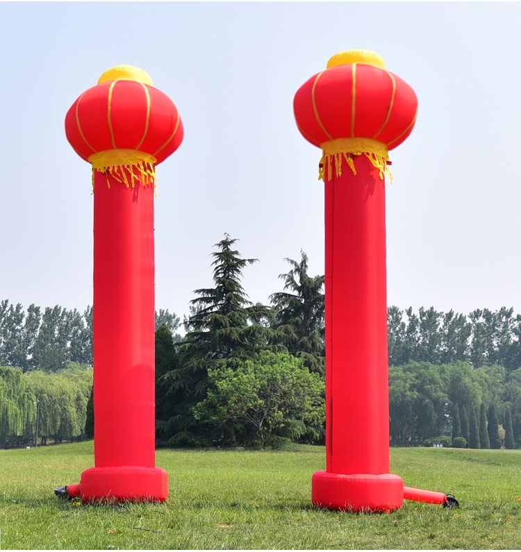 禅城庆典灯笼柱